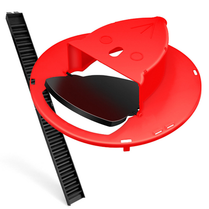 Effective auto-reset bucket mouse trap, a humane pest solution for home security.