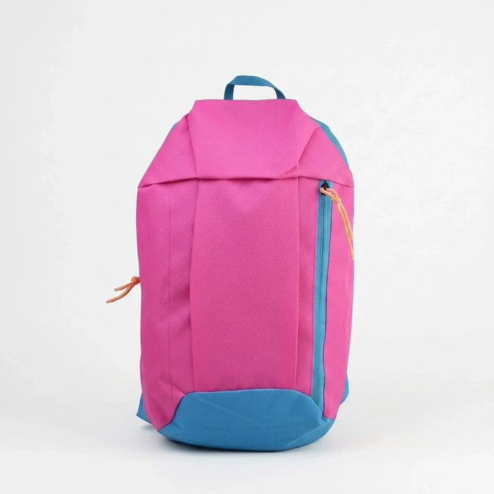 Yellow casual daypack for urban or outdoor adventures. A versatile, compact, unisex travel backpack.
