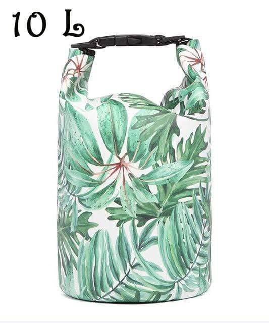 Waterproof dry bag with robust seams, designed for extreme outdoor conditions.