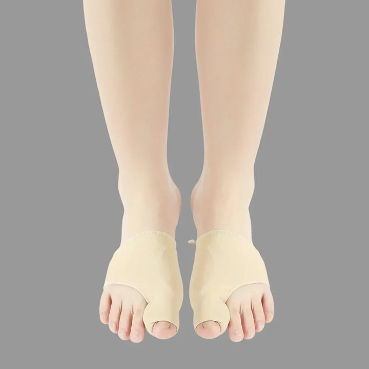 Teen bunion relief corrector providing gentle foot support & comfort for improved mobility.