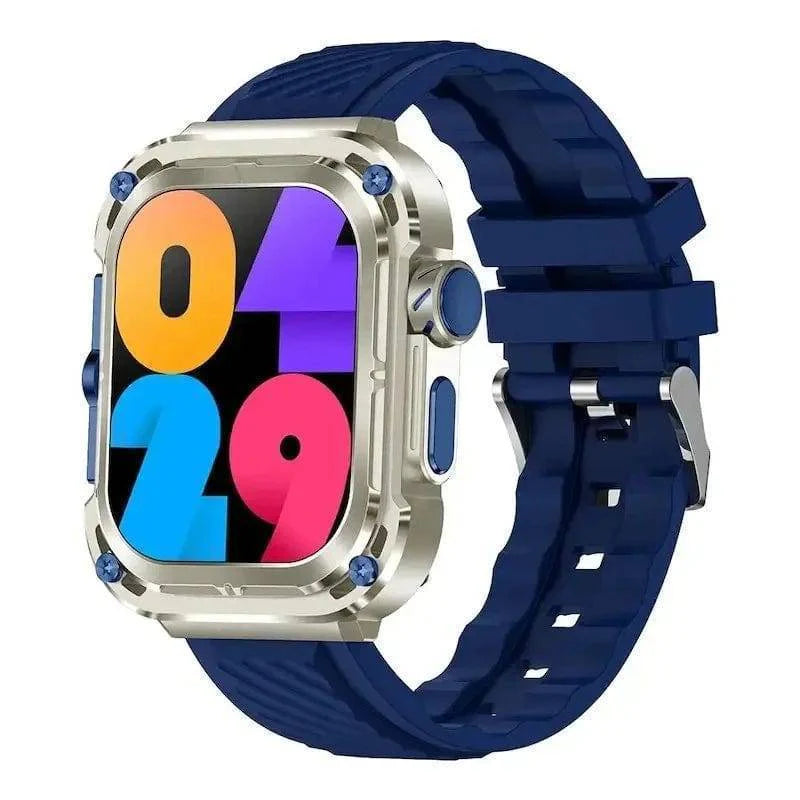 Unisex Z85 Smart Watch close-up, showing health monitoring features & wireless charging capability. Black/gray colors.