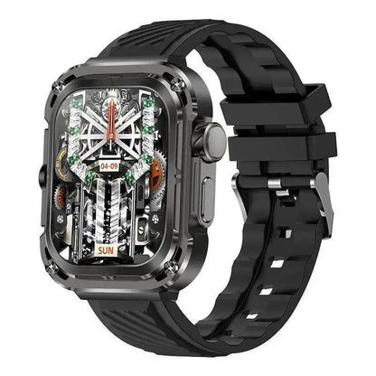 Water-resistant Z85 Smart Watch, a wearable tech fitness tracker, next to a smartphone, highlighting Bluetooth connectivity.